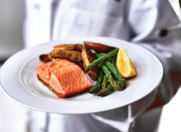 NorthRidge salmon dish