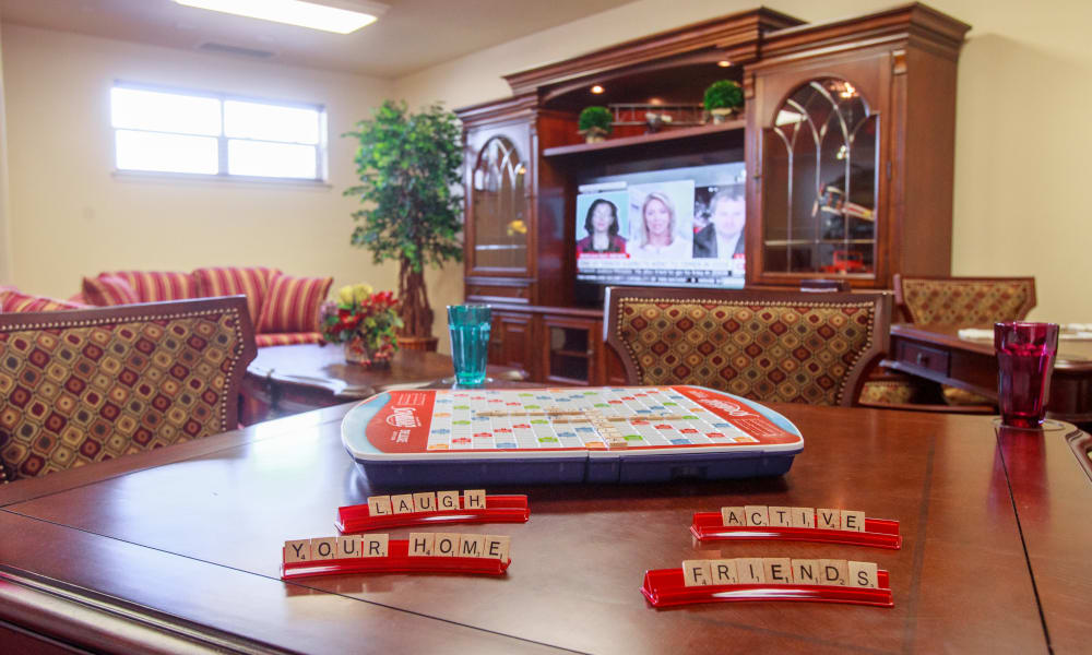 Play games like Scrabble with friends at NorthRidge