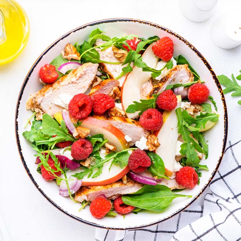 NorthRidge chicken salad with fruit