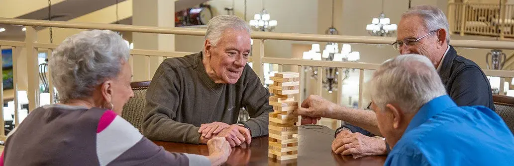 NorthRidge hawthorn senior living seniors playing games